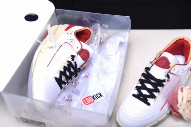 Rep Off-White Low White Jordan Retro DJ4375-106 SP Red 2 0527